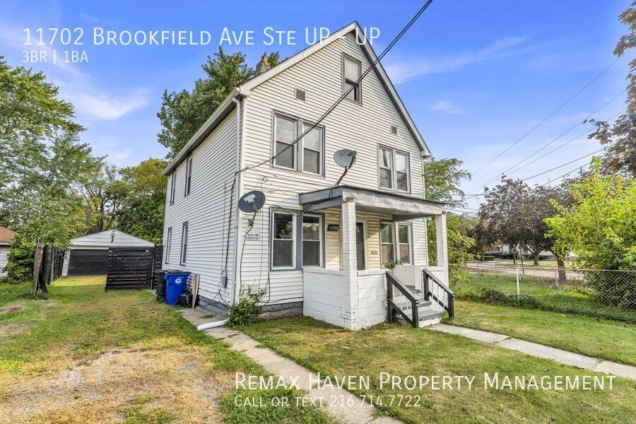 11702 Brookfield Ave | UP, Cleveland - Spacious 3-bed 1-bath multi-fam property image