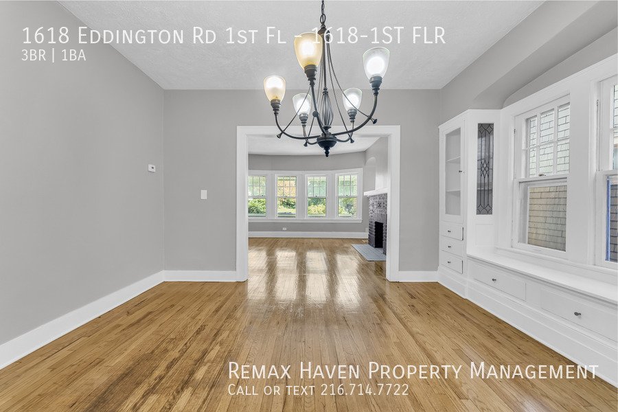 1618 Eddington Rd | DN (1st FLR), Cleveland Heights - Spacious 3-bed 1 property image