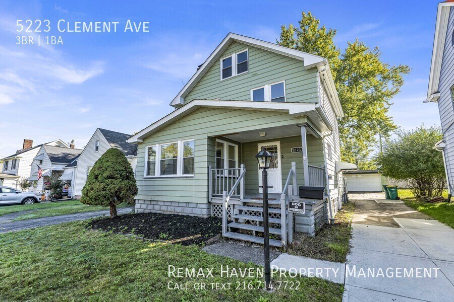 5223 Clement Ave, Maple Heights - Spacious 3-bed 1-bath single-family property image