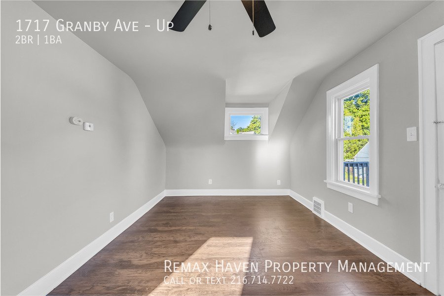 1717 Granby Ave | UP, Cleveland - Spacious 2-bed 1-bath multi-family h property image