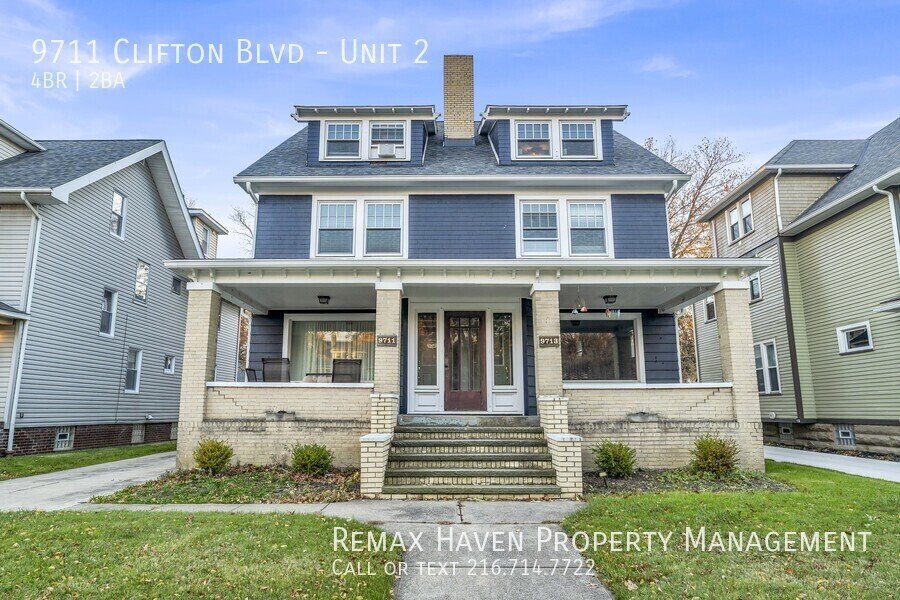 9711 Clifton Blvd | Unit 2, Cleveland - Spacious 4-bed 1.5-bath multi- property image