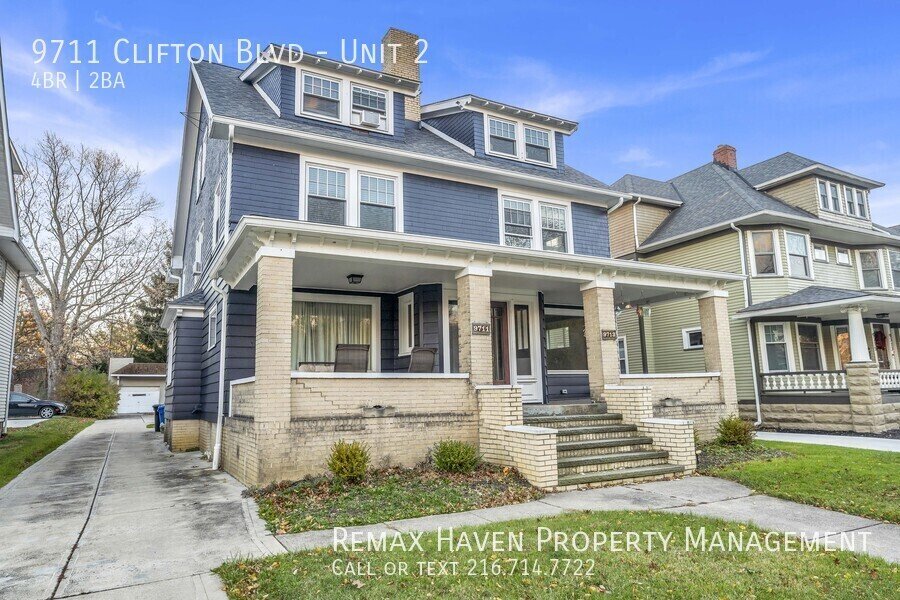 9711 Clifton Blvd | Unit 2, Cleveland - Spacious 4-bed 1.5-bath multi- property image