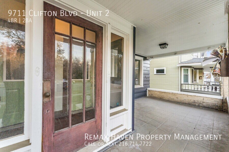 9711 Clifton Blvd | Unit 2, Cleveland - Spacious 4-bed 1.5-bath multi- property image
