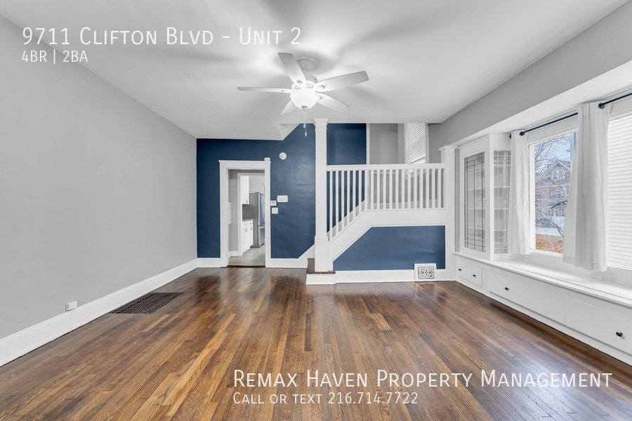 9711 Clifton Blvd | Unit 2, Cleveland - Spacious 4-bed 1.5-bath multi- property image