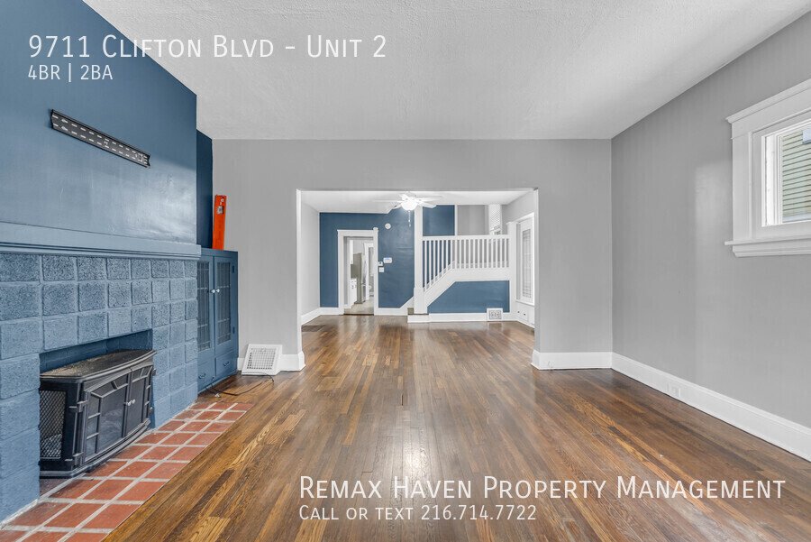 9711 Clifton Blvd | Unit 2, Cleveland - Spacious 4-bed 1.5-bath multi- property image