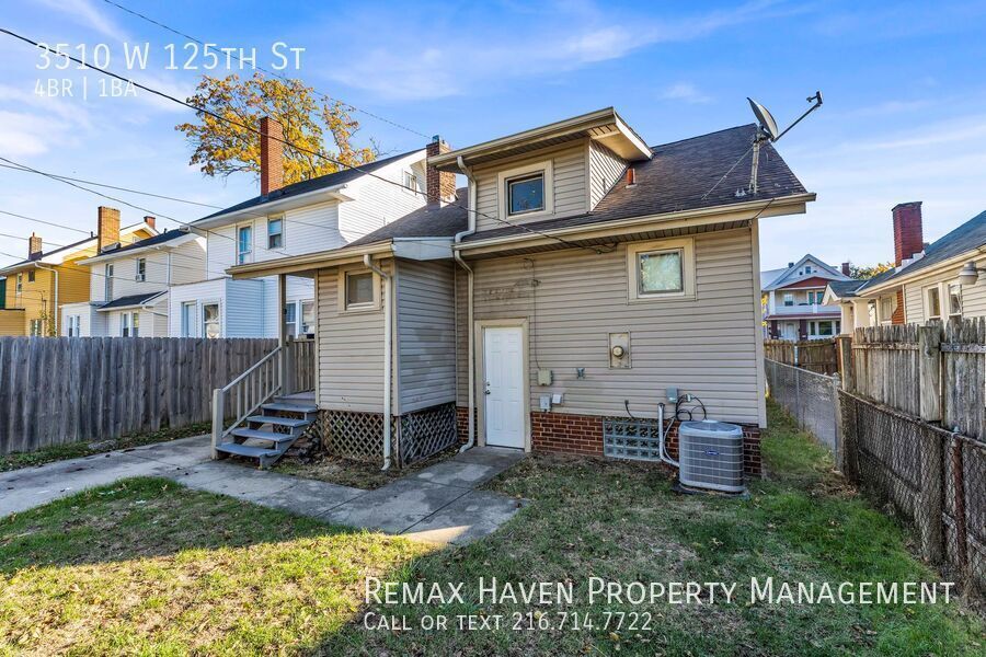 3510 W 125th St, Cleveland - Spacious 4-bed 1-bath single-family home! property image