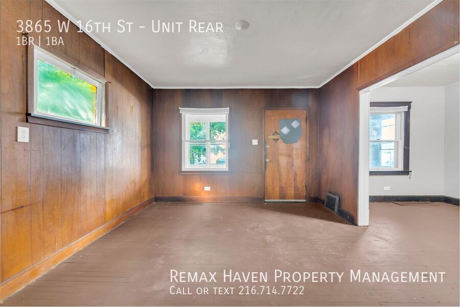 3865 W 16th St | Rear, Cleveland - Spacious 1-bed 1-bath multi-family home! property image