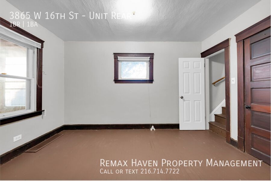 3865 W 16th St | Rear, Cleveland - Spacious 1-bed 1-bath multi-family home! property image