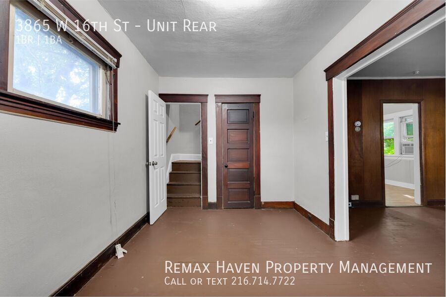 3865 W 16th St | Rear, Cleveland - Spacious 1-bed 1-bath multi-family home! property image