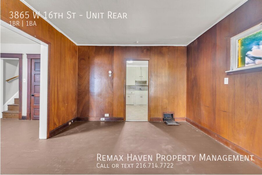 3865 W 16th St | Rear, Cleveland - Spacious 1-bed 1-bath multi-family home! property image
