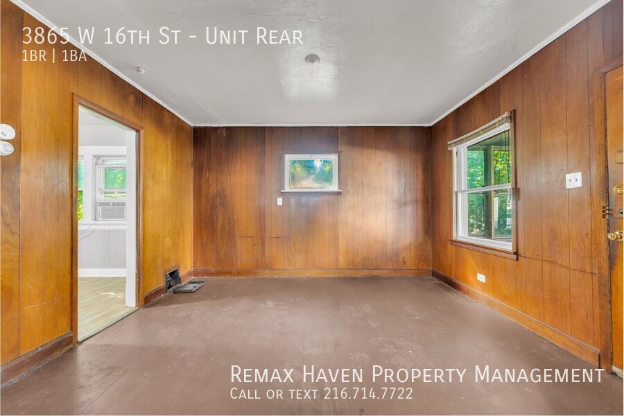 3865 W 16th St | Rear, Cleveland - Spacious 1-bed 1-bath multi-family home! property image