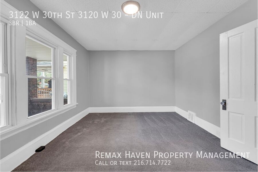 3120(3122) W 30th St | DN, Cleveland - Spacious 3-bed 1-bath multi-family home! property image