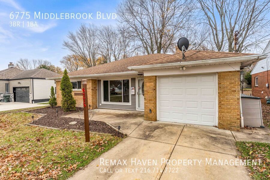 6775 Middlebrook Blvd, Middleburg Heights - Spacious 3-bed 1-bath single-family home! property image
