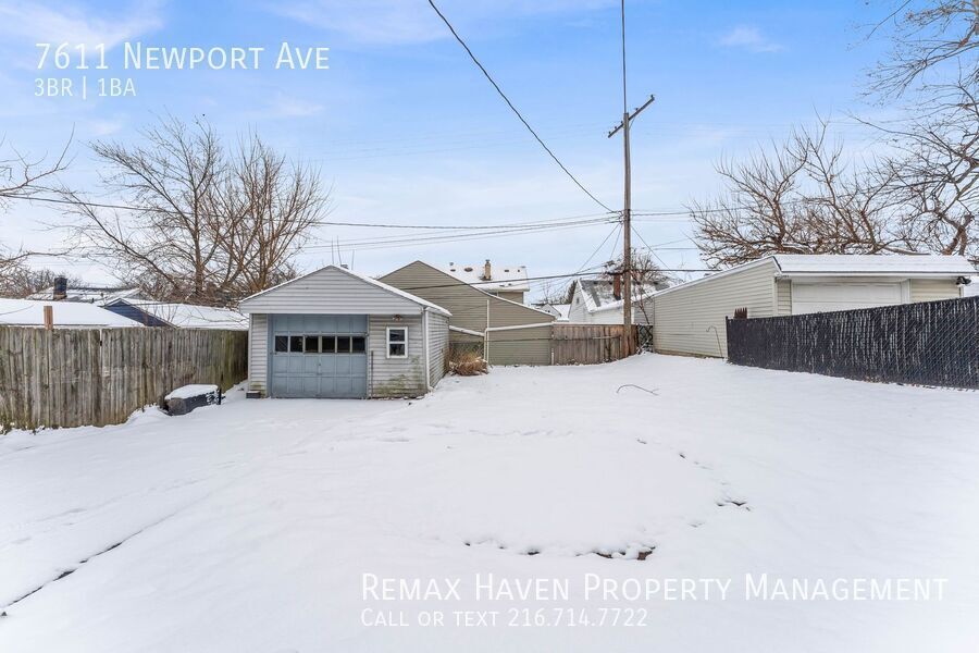 7611 Newport Ave, Parma - Spacious 3-bed 1-bath single-family home! property image