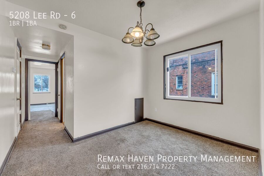 5208 Lee Rd | Unit 6, Maple Heights - Spacious 1-bed 1-bath apartment! property image