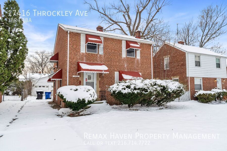 17416 Throckley Ave, Cleveland - Spacious 3-bed 1-bath single-family home! property image