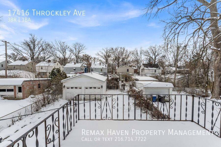 17416 Throckley Ave, Cleveland - Spacious 3-bed 1-bath single-family home! property image
