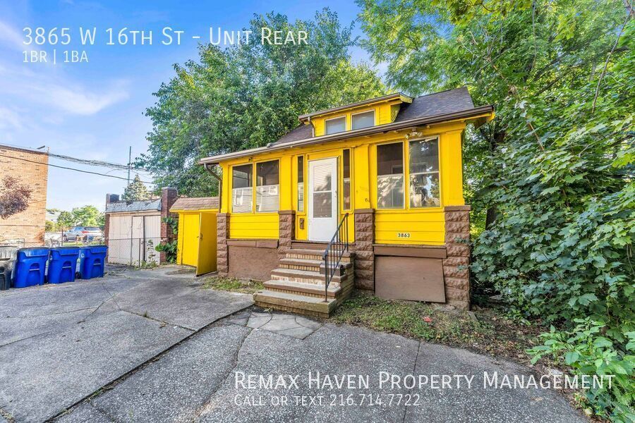 3865 W 16th St | Rear, Cleveland - Spacious 1-bed 1-bath multi-family home! property image