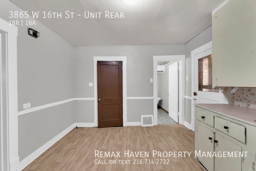 3865 W 16th St | Rear, Cleveland - Spacious 1-bed 1-bath multi-family home! property image