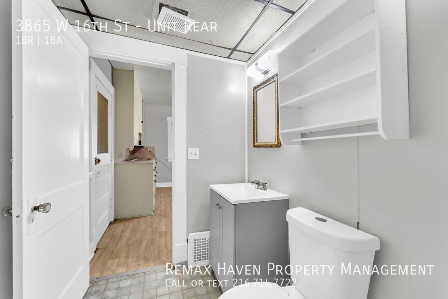 3865 W 16th St | Rear, Cleveland - Spacious 1-bed 1-bath multi-family home! property image