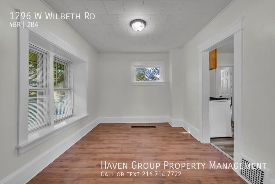 1296 W Wilbeth Rd, Akron, OH 44314- Spacious 4-bed 2-bath single-family home!  property image