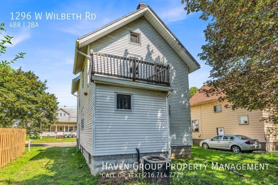 1296 W Wilbeth Rd, Akron, OH 44314- Spacious 4-bed 2-bath single-family home!  property image