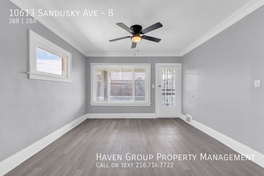 Now Leasing: 10613 Sandusky Ave, Unit B, Cleveland, OH 44105 | 3BR/2BA with Private Loft Suite & 2-Car Garage. property image