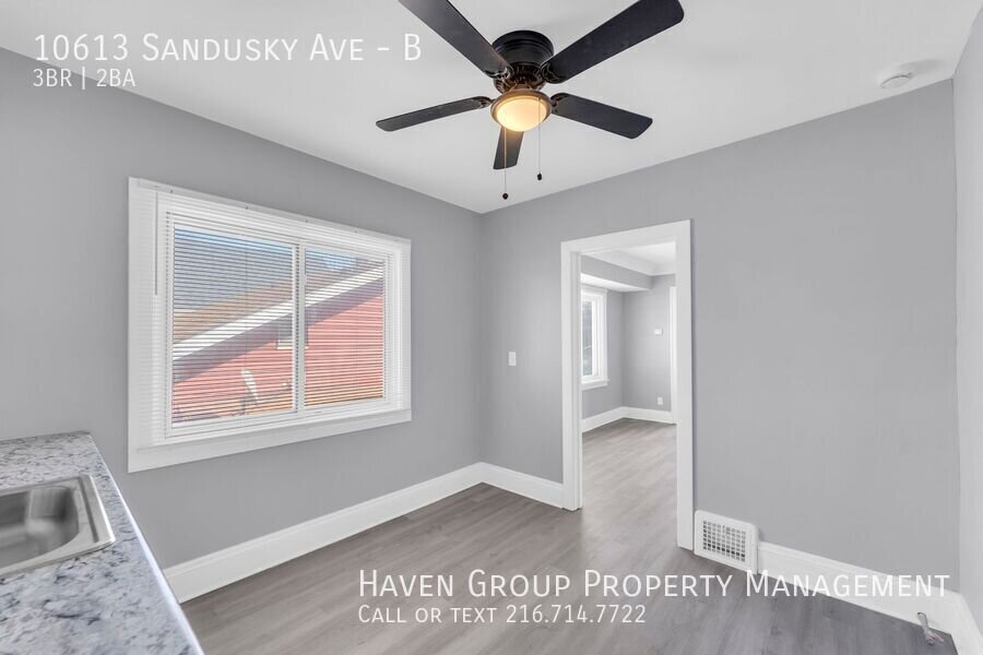 Now Leasing: 10613 Sandusky Ave, Unit B, Cleveland, OH 44105 | 3BR/2BA with Private Loft Suite & 2-Car Garage. property image