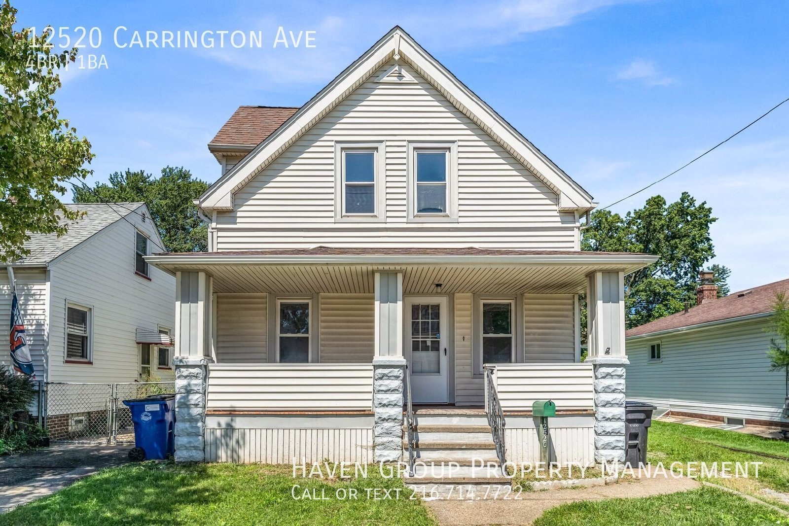 12520 Carrington Ave, Cleveland, OH 44135- Spacious 4-bed 1-bath single-family home!  property image