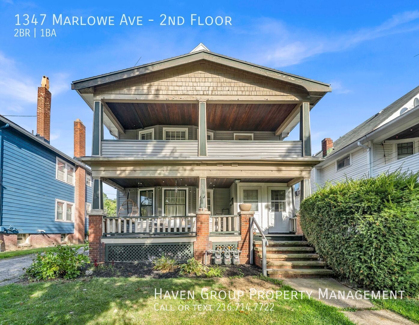 1347 Marlowe Ave | 2nd Floor, Lakewood, OH 44107 - Spacious 2-bed 1-bath multi-family home! property image