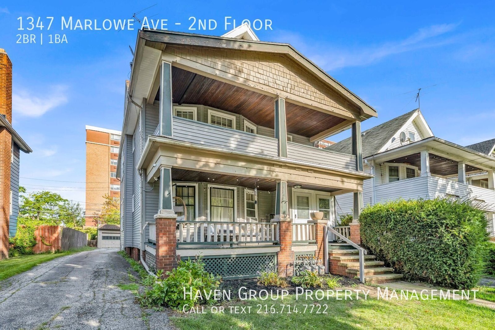 1347 Marlowe Ave | 2nd Floor, Lakewood, OH 44107 - Spacious 2-bed 1-bath multi-family home! property image