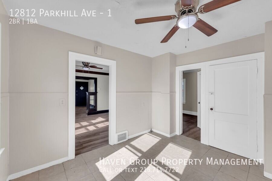 12812 Parkhill Ave | DN, Cleveland, OH 44120 - Spacious 2-bed 1-bath multi-family home! property image