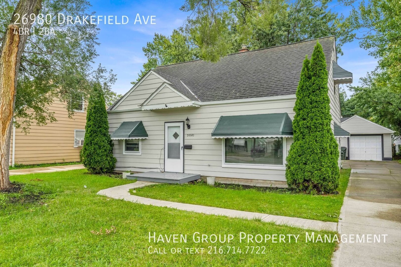 26980 Drakefiled Ave, Euclid, OH 44132- Spacious 4-bed 1.5-bath single-family home!  property image