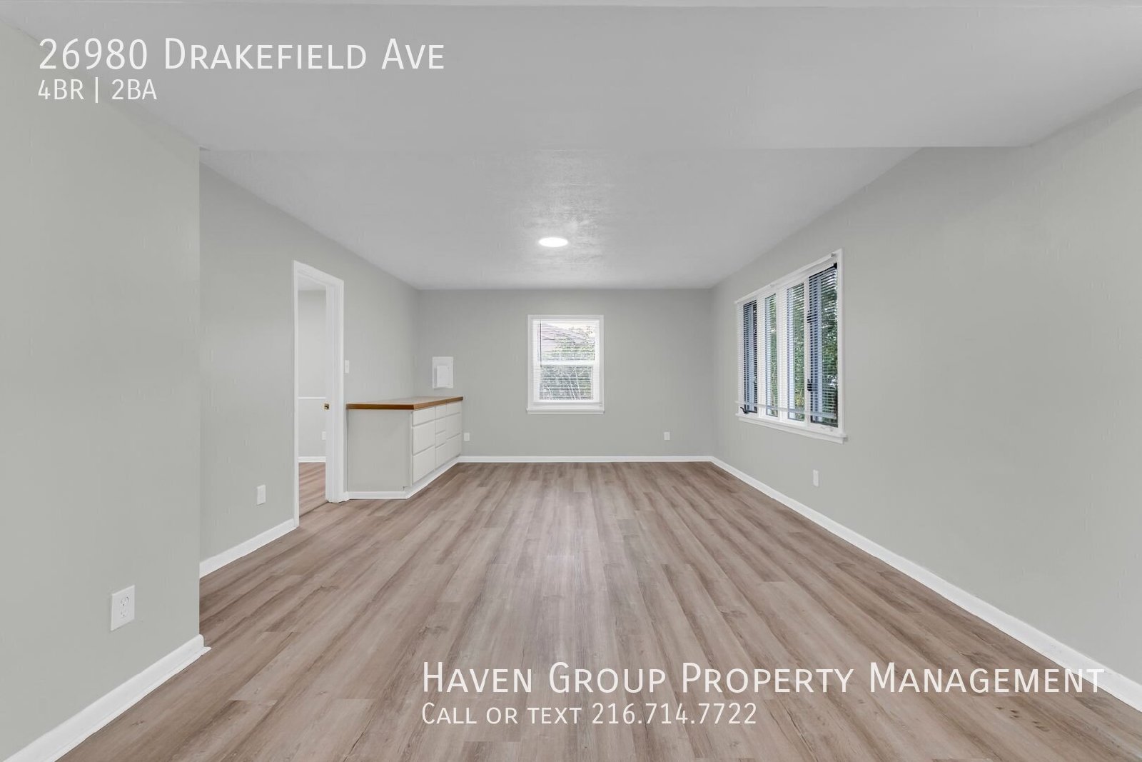 26980 Drakefiled Ave, Euclid, OH 44132- Spacious 4-bed 1.5-bath single-family home!  property image