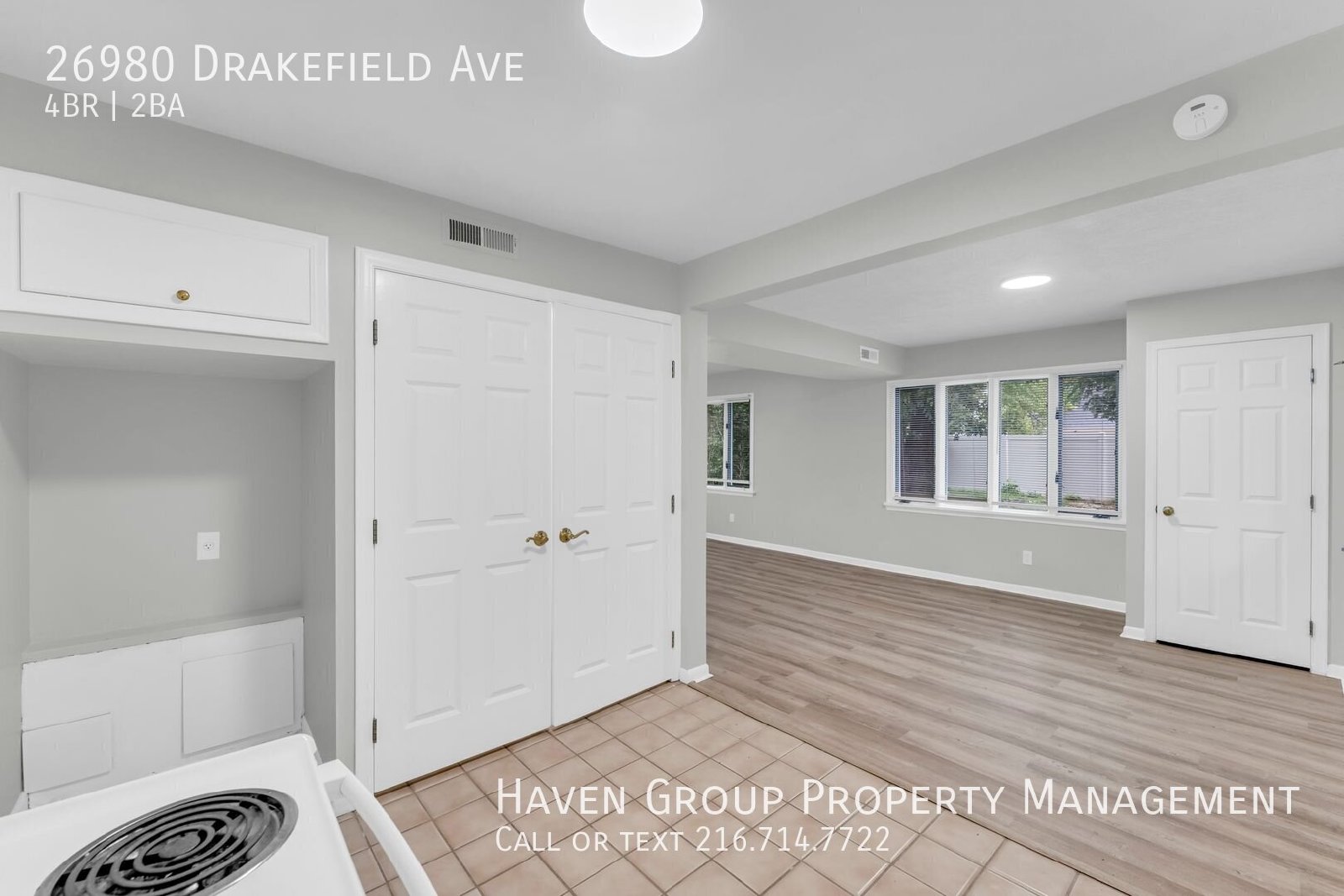 26980 Drakefiled Ave, Euclid, OH 44132- Spacious 4-bed 1.5-bath single-family home!  property image