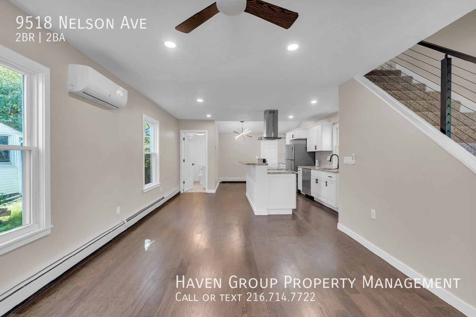 9518 Nelson Ave, Cleveland, OH 44105- Spacious 2-bed 1.5-bath single-family home!  property image