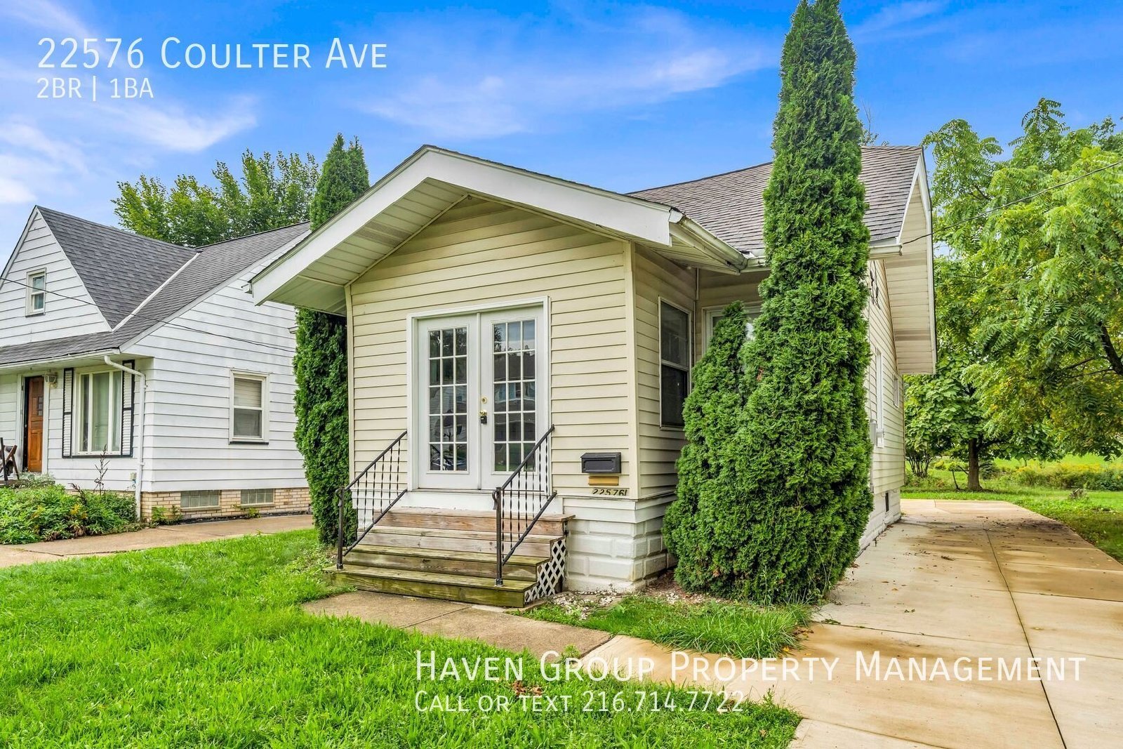 22576 Coulter Ave, Euclid, OH 44117- Spacious 2-bed 1-bath single-family home!  property image