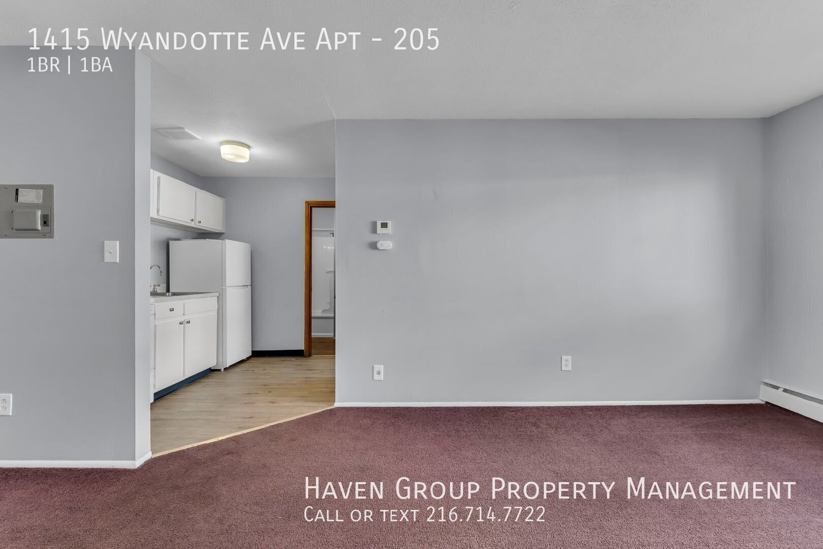 1415 Wyandotte Ave | Apt 205, Lakewood, OH 44107 - Spacious 1-bed 1-bath multi-family home!HEAT/GAS INCLUDED(resident pays electric only) property image