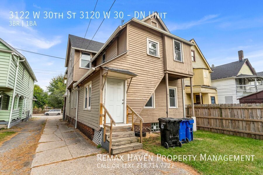 3120(3122) W 30th St | DN, Cleveland - Spacious 3-bed 1-bath multi-family home! property image