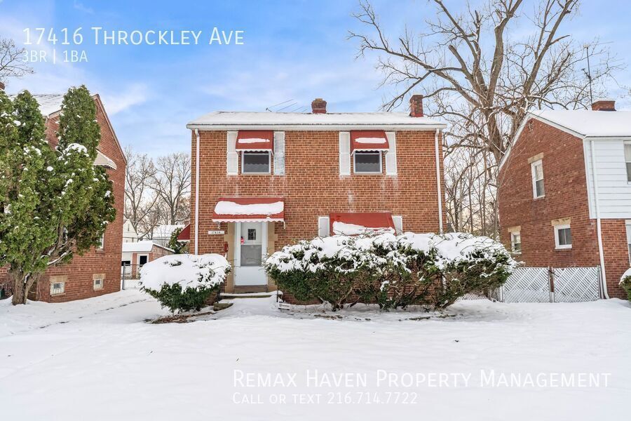 17416 Throckley Ave, Cleveland - Spacious 3-bed 1-bath single-family home! property image