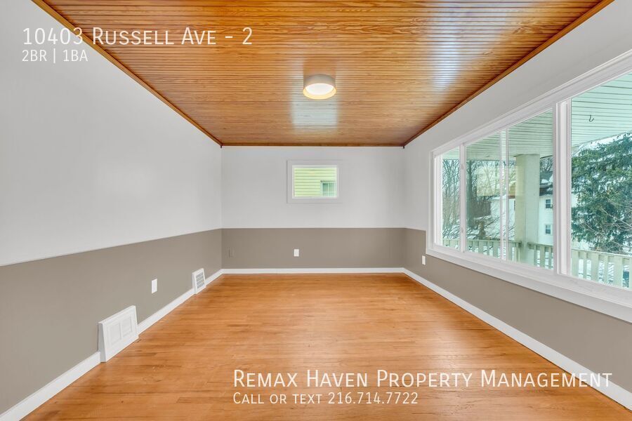 10403 Russell Ave | Unit 2, Garfield Heights - Welcome to this recently renovated 2-bedroom, 1-bath home located on a quiet residential street in Garfield Heights, Ohio property image