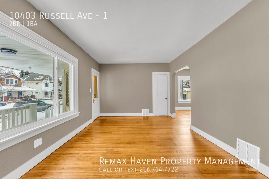 10403 Russell Ave | Unit 1, Garfield Heights - Welcome to this recently renovated 2-bedroom, 1-bath home located on a quiet residential street in Garfield Heights, Ohio. property image