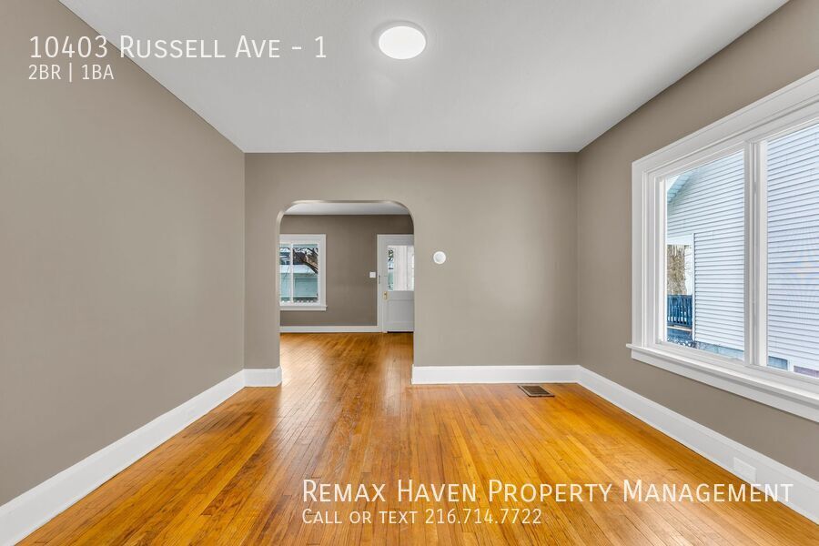 10403 Russell Ave | Unit 1, Garfield Heights - Welcome to this recently renovated 2-bedroom, 1-bath home located on a quiet residential street in Garfield Heights, Ohio. property image