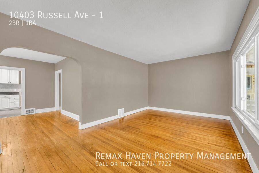 10403 Russell Ave | Unit 1, Garfield Heights - Welcome to this recently renovated 2-bedroom, 1-bath home located on a quiet residential street in Garfield Heights, Ohio. property image