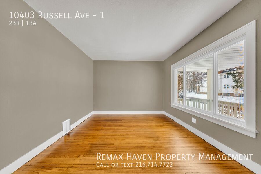 10403 Russell Ave | Unit 1, Garfield Heights - Welcome to this recently renovated 2-bedroom, 1-bath home located on a quiet residential street in Garfield Heights, Ohio. property image