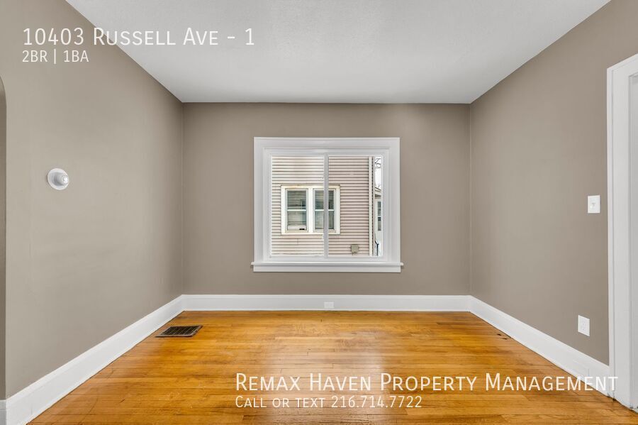10403 Russell Ave | Unit 1, Garfield Heights - Welcome to this recently renovated 2-bedroom, 1-bath home located on a quiet residential street in Garfield Heights, Ohio. property image