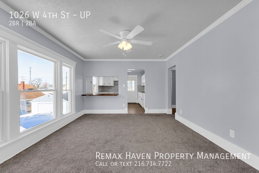 1026 W 4th St | UP, Lorain - Spacious 2-bed 1.5-bath multi-family home!  property image