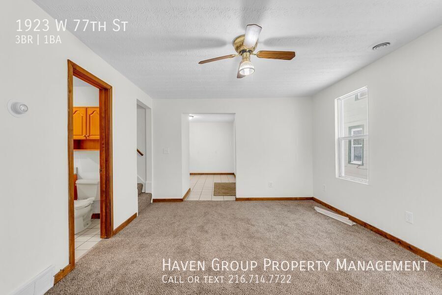 1923 W 77th St, Cleveland - Spacious 3-bed 1 -bath single-family home! property image