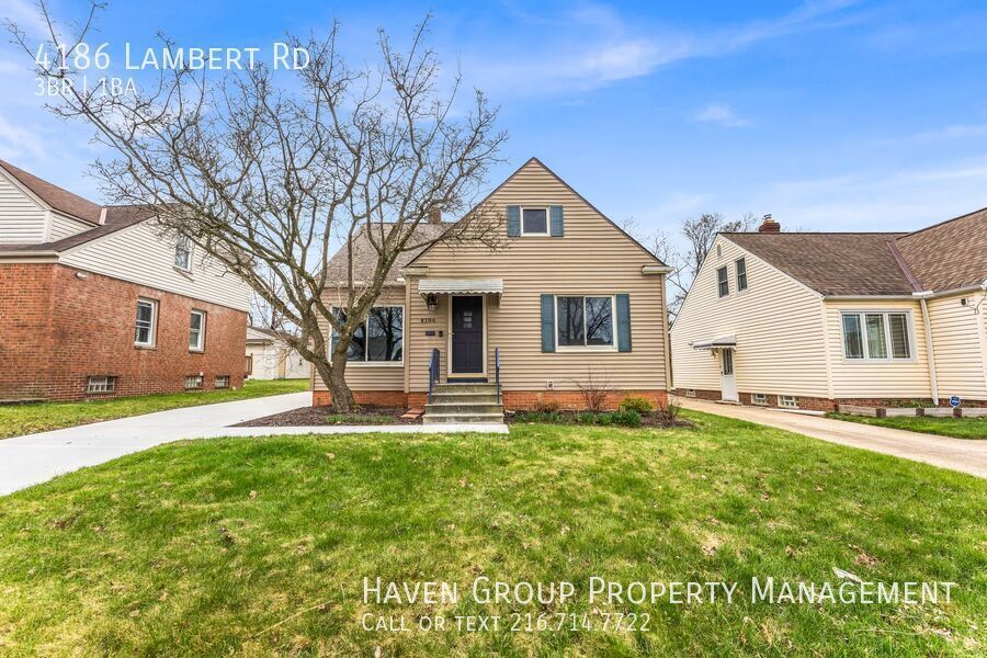 4186 Lambert Rd, South Euclid - Welcome to this delightful 3-bedroom, 1-bathroom home located in the heart of South Euclid, Ohio! property image