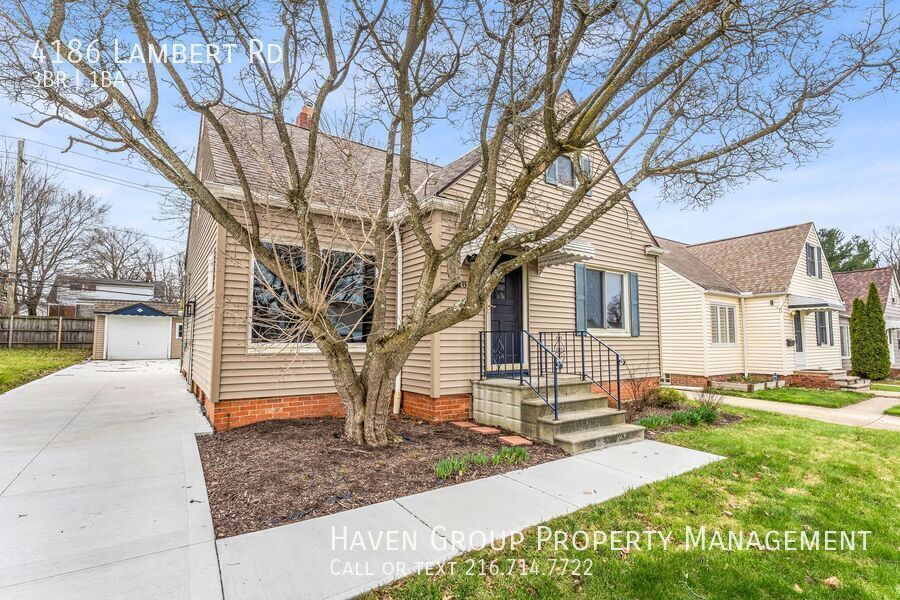 4186 Lambert Rd, South Euclid - Welcome to this delightful 3-bedroom, 1-bathroom home located in the heart of South Euclid, Ohio! property image